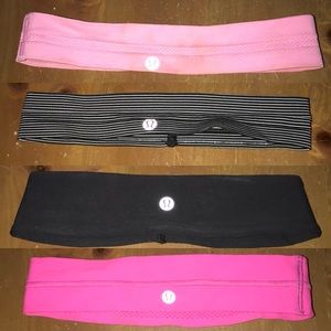 4 Lululemon Headbands